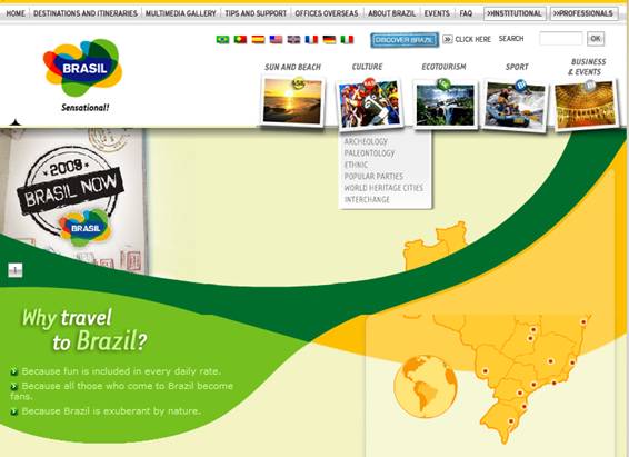 Brazil Tourism site